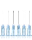 100Pack 23G 1 Inch Needles for Lab Measuring Refilling Inks, Plant and Crafts, Individually Packaged Dispensing Needle Accessories