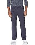 Amazon Essentials Men's Chinos, Athletic Fit, Work Pants, 5-Pocket, Comfort Stretch, Navy, 38W x 34L