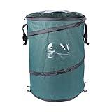 Coghlan's Deluxe Durable Pop-Up Trash Can – Collapsible Garbage Bin with Zippered Lid, Bag Clips, and Anchoring Points for Camping, Home, and Outdoor Use – 29.5 Gallon