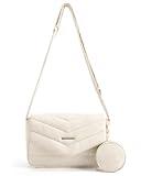 BAGSMART Crossbody Bags for Women, Quilted Puffer Shoulder Bag, Handbag Small Purses for women