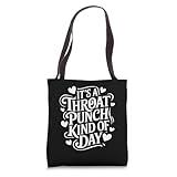 Punch Sarcastic Funny Edgy Attitude Graphic Typography Tote Bag