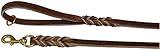 REDLINE K-9 Premium 5/8-inch Soft Leather Dog Leash, Used by Top Trainers Worldwide, Super Soft, Made in Our Amish Leather Shop (5/8-Inch x 6-Feet)