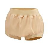 Adult Diaper Cover Waterproof, Reusable Incontinence Plastic Pants Underwear, High Waist Leakproof Absorbent Rubber Diapers L