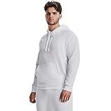 Under Armour Men's Rival Fleece Hoodie, (100) White / / Black, Medium