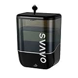 SVAVO Automatic Soap Dispenser Touchless, Hand Soap Dispenser Wall Mount, Electric Sensor Battery Operated for Offices Home Kitchen Bathroom Hotel Restaurant Commercial, 34fl.oz/1000ml Black