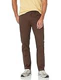 Amazon Essentials Men's Chinos, Athletic Fit, Work Pants, 5-Pocket, Comfort Stretch, Brown, 34W x 34L