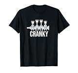 Cranky Car Engine Crankshaft Cars Lover Mechanics Father Day T-Shirt