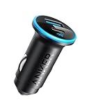 Anker USB C Car Charger Adapter, 52.5W Cigarette Lighter USB Charger, iPhone 16 Car Charger with 30W PowerIQ 3.0 Fast Charging for iPhone 16/15/14/13