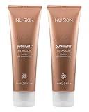 Nu Skin Sunright Insta Glow Self Tanner Gel | Natural Summer Tan for Face & Body | Beauty & Skin Care | Vitamin E & Avocado Oil | Natural Body Bronzer with DHA & Amino Acids | 4.2 oz | 2 Pack