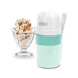 DASH My Pint Ice Cream Maker Machine (Aqua): Multi-Purpose Soft Serve Ice Cream Machine for Homemade Gelato, Sorbet, Frozen Yogurt, Includes Mixing Spoon, Easy to Clean and Store