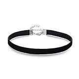 AnalysisyLove Classic Black Velvet Choker Necklace for Women, Valentines Birthday Gifts, Halloween Cosplay Jewelry