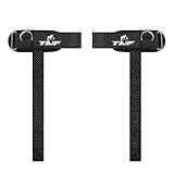 Ekko Weight Lifting Straps With Cuffed D Ring, Wrist Support for Men, Heavy Duty Thick Comfortable Lifting Straps, Secure Fit, Enhanced Grip, Straps for Weightlifting & Gym Training, Black