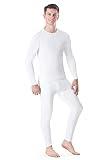 Rocky Thermal Underwear for Men (Long Johns Thermals Set) Shirt & Pants, Base Layer (White - Standard Weight / 3X-Large)