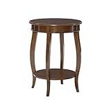 Powell Furniture Powell Hazelnut Round Shelf Table,, 18"L x 18"W x 24"H