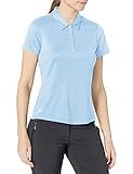 adidas Women's Performance Primegreen Polo Shirt, Clear Sky, X-Large