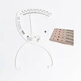 Mimos Craniometer (1 Unit) - Cranial Asymmetry Measurement Tool, Diagnosis and Follow-up of Baby Flat Head Syndrome, Plagiocephaly Assessment.