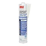 3M Marine Adhesive Sealant 4000 UV, PN06580, White, 295 mL Cartridge, 10 Fl Oz (Pack of 1)