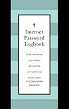 Internet Password Logbook (Black Leatherette): Keep track of usernames, passwords, web addresses in one easy and organized location