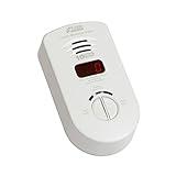 Kidde Carbon Monoxide Detector, Plug In Wall with 10-Year Battery Backup, Digital LED Display, Test-Hush Button