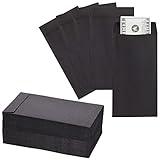 100 Pack Black Money Envelopes for Cash - 100 GSM Kraft Paper - Money Saving Challenges Envelopes for Currency & Coins (3.5x6.5 in)