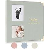 Keepsake Baby Memory Book for Boys and Girls – Timeless First 5 Year Baby Book With Photoslots – Cute Baby Journal Scrapbook or Photo Album - A Milestone Book to Record Every Event from Birth to Age 5