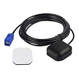 Bingfu Vehicle Waterproof Active GPS Navigation Antenna Fakra C Blue GPS Antenna Compatible with Car Truck SUV Head Unit