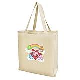 GRAPHICS & MORE Care Bears Classic Logo Group Grocery Travel Reusable Tote Bag
