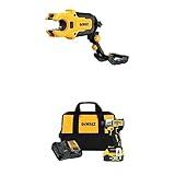 DEWALT IMPACT CONNECT Copper Tubing Cutter with Brace Bracket and DEWALT 20V MAX Impact Driver, Cordless, 3-Speed, Battery and Charger Included