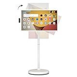 ApoloSign 32'' UHD 4K Smart Portable TV 2nd Gen, 16(8+8) GB RAM+256GB, Android 15, EDLA-Certified, Portable Touch Screen Monitor, Built-in 15000mAh Battery, Full Swivel Rotation, Voice Remote Control