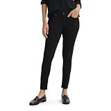 Levi's Women's 711 Skinny Jeans, Soft Black, 28W x 30L