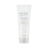 The Face Shop White Seed Exfoliating Cleansing Foam | Face Wash, Deep Clean, Complexion Brightening, Dead Skin Removal | Skin Texture & Clarity Improvement, Dullness Reducing, 5.07 Fl Oz