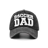 Waldeal Soccer Dad Hat for Men, Step Father Cap, Funny Dad Gifts from Daughter Son