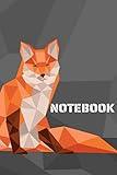 FOX AND WOLF NOTEBOOK: A Notebook, Journal Or Diary For True Fox and wolf Lover - 6 x 9 inches, College Ruled Lined Paper