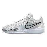 Nike Sabrina 1 "Family Bonds Basketball Shoes (FQ3381-103, White/Football Grey/Black) Size 5.5