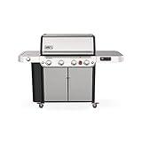 Weber Genesis SPX-435 Premium Smart Gas Grill, Liquid Propane, Stainless Steel