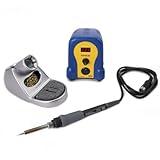 Hakko FX888DX-010BY - Digital Soldering Station with Rotary Encoder (Blue/Yellow Housing)