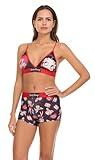 COCO BRANDS SpongeBob & Patrick Womens Underwear Set - 2 Piece Tom and Jerry, Betty Boop Boy Shorts & Sports Bras for Women, Size X-Large, Betty Boop Kisses