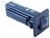NTE Electronics R59-3A Thermal Circuit Breaker, Fuse Holder Type, 0.250" Quick Connect Terminal, 0.069 Ohms, 3 Amp