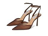 Steve Madden Women's Women's Alliance Pump, Brown Mesh, 9