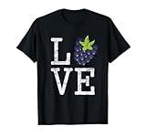 LOVE Blackberry Funny Tee I Fruits, Food, Cook, Cooking T-Shirt