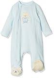Little Me Baby-Boys Cute Bear Footie, Light Blue, Newborn