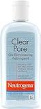 Neutrogena Clear Pore Oil-Eliminating Astringent with Salicylic Acid, Pore Clearing Treatment for Acne-Prone Skin, 8 fl. Oz (Pack of 6)