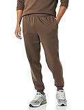 Amazon Essentials Men's Fleece Jogger Pant, Medium Brown, Medium