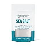 Amazon Grocery, Sea Salt, Fine Ground, 16 Oz (Previously Happy Belly, Packaging May Vary)