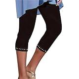 Clearance of Sales Today Deals Prime Capri Leggings for Women 2025 Summer High Waisted Capri Yoga Pants Sales Today Clearance My The Orders Your The Orders Saved for Later Items Black 3X-Large