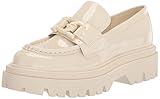 Guess Women's Keates Loafer, Chic Cream Patent 150, 10
