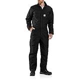 Carhartt mens Yukon Extremes Loose Fit Insulated Coverall Work Utility Outerwear, Black, Medium US