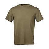 Soffe Mens Men's 3 Pack-USA Poly/Cotton Military Tee, Tan, Medium