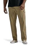 Lee Men's Big & Tall Extreme Motion Twill Cargo Pant, Oscar Khaki