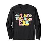 Unique In My Teaching Era State Testing Retro Teacher Tee Long Sleeve T-Shirt